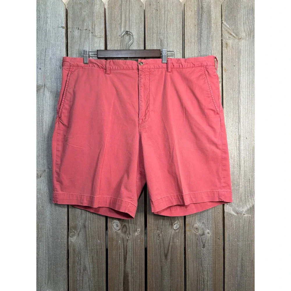 Polo Ralph Lauren Mens‎ Stretch Classic Fit Chino Shorts Coral Pink 42